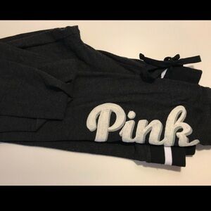 PINK JOGGER LEGGINGS// like new